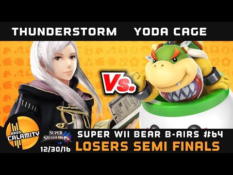 WBB #64 | Thunderstorm (Robin) vs Yoda Cage (Bowser Jr.) - Losers Semi Finals - Smash 4 Singles