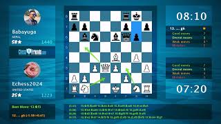 Chess Game Analysis: Echess2024 - Babayuga, 1-0 (By ChessFriends.com)