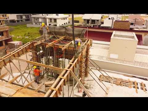 Filmagem de construção civil · aérea
