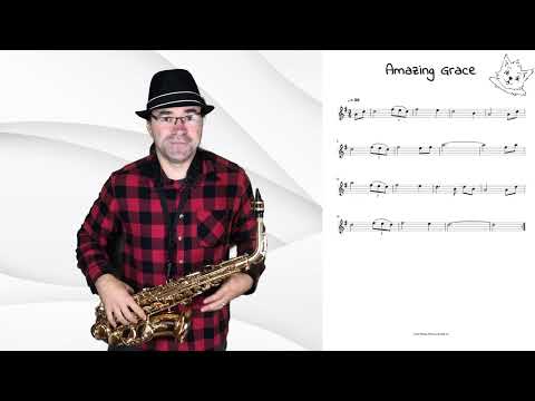 Saxophon lernen - 32 Amazing Grace