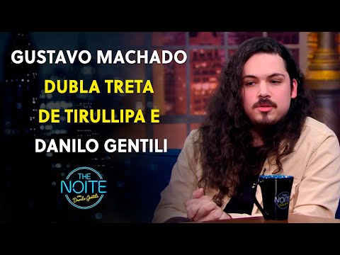 Gustavo Machado dublou o momento épico da briga de Danilo Gentili e Tirullipa | The Noite (07/08/23)