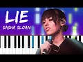 Sasha Sloan - Lie (Piano Tutorial)