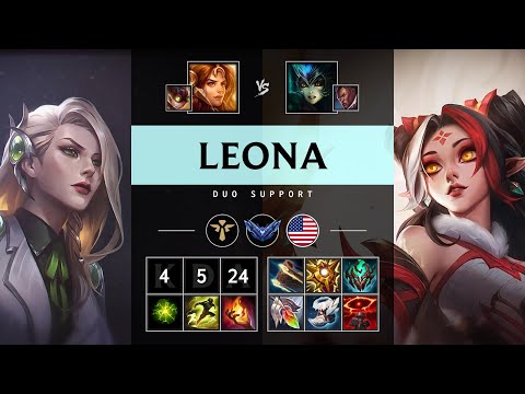 Leona Support vs Nami - NA Diamond Patch 25.14