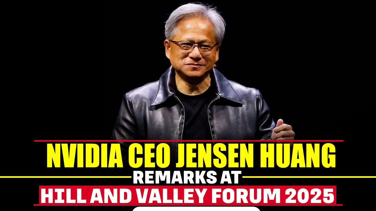 LIVE: Nvidia chairman & CEO Jensen Huang remarks at the Hill and Valley Forum 2025 | USA | America