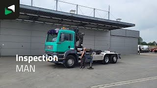 Гаковий мультиліфт MAN TGA 26.360 TGA 6X2 HIAB 166B-2 CL Crane + 20t Hook Steering Axle | Зображення 4 - Autoline