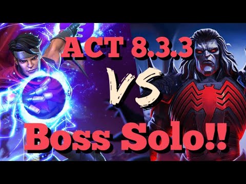 MCOC - ACT 8.3.3 - Wiccan Vs Knull - Boss Solo!!