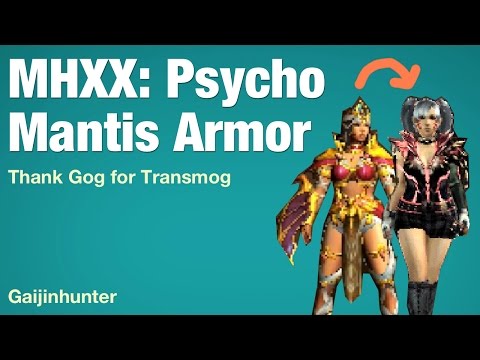 Monster Hunter XX: Psycho Mantis Armor
