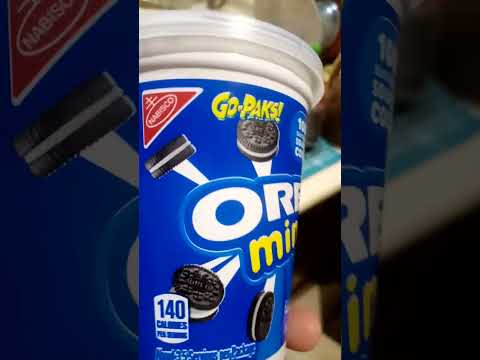 SATISFYING GO PAKS MINIS OREO #mini #satisfying #oreo #chocolate