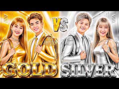 Gold Couple Vs Silver Couple At School!