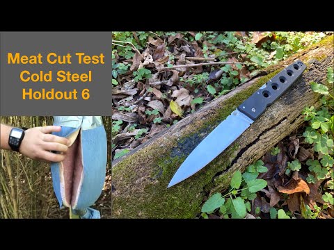 Meat Cut Test: Cold Steel Holdout 6