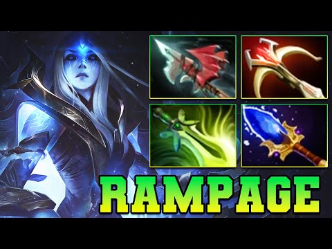 Rampage Drow Ranger Dota 2 !! Dota 2 Drow Ranger Pro Gameplay Build Carry Safelane 7.39