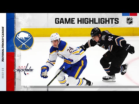Sabres @ Capitals 1/3 | NHL Highlights 2023