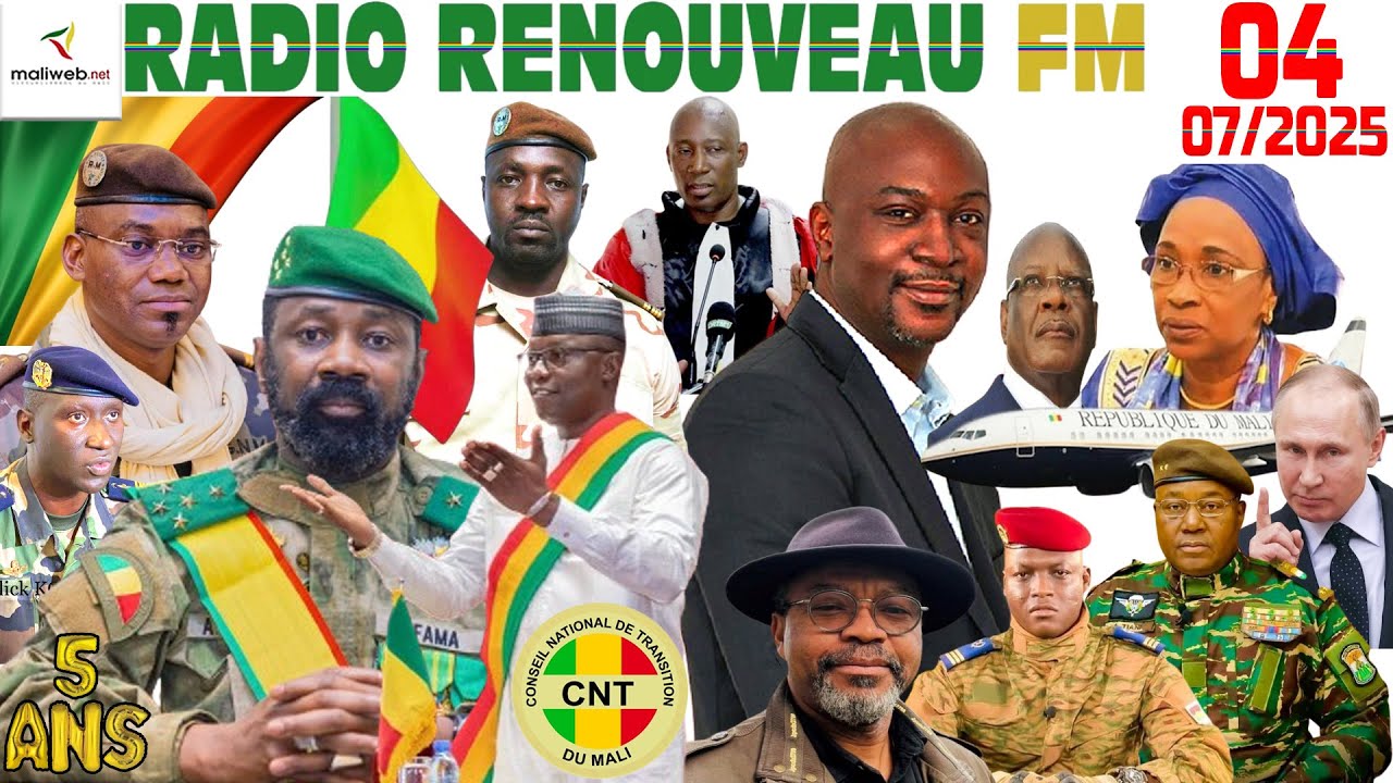 La Revue de Presse de la RADIO RENOUVEAU FM du 04 Juillet 2025