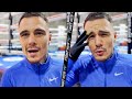 GEROGE KAMBOSOS JR REACTS TO TEOFIMO LOPEZ GOING AFTER FATHER DURING WORKOUT