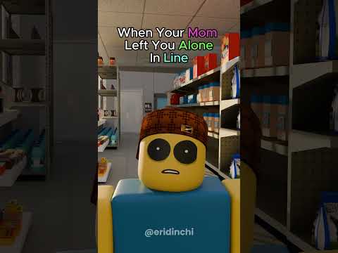 When Your Mom Forgets To Buy Something at Mall  #robloxanimation #roblox