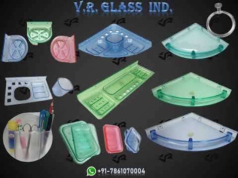 Oval plastic soap dish, wall mount, size: 7