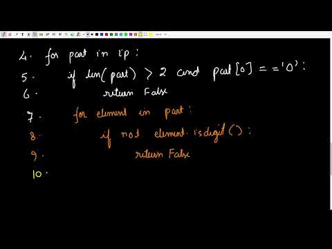 Validate an IP Address | Problem of the Day | GeeksForGeeks
