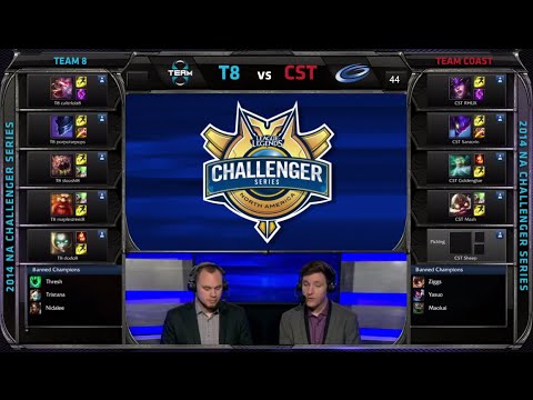 Coast vs Team 8 | Game 2 Semi Finals S4 NACS #2 Summer 2014 Playoffs | CST vs T8 G2