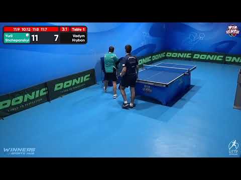 15:00 Yurii Shchepanskyi 3-1 Vadym Hryban West 3 WIN CUP 29.11.2022 | TABLE TENNIS WINCUP