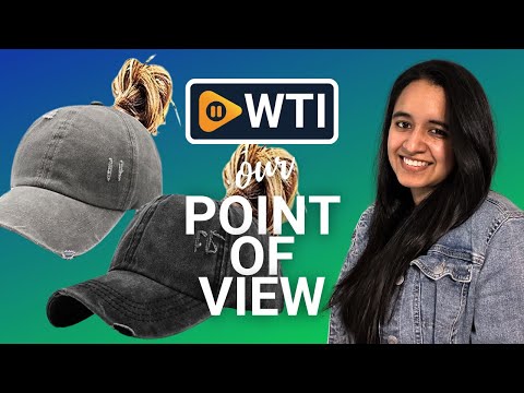 ProMindFun Womens Pony Hat High Ponytail Baseball Cap Girls Messy Bun Caps Camouflage Trucker Bad Hair Day Adjustable Dad Hat 01-2hats(distressed Black+grey) - WTI product video review