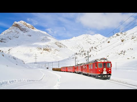 SWITZERLAND | 4K Relaxation | Winter to Spring | Relaxing Music - Nature 4K Video  #switzerland