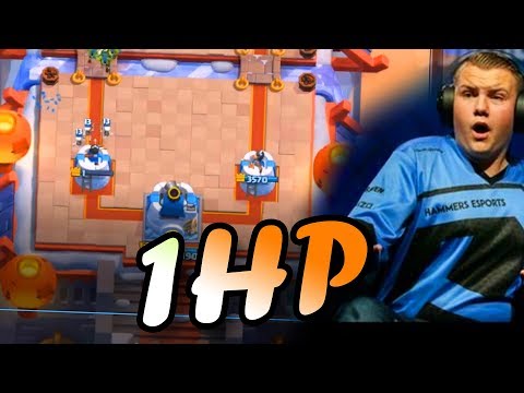 Surgical goblin Like me 👈 1 HP TOWER!🔥 - Clash Royale