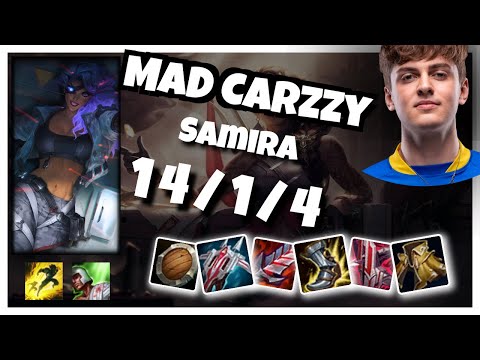 Samira vs Kog'Maw MAD Carzzy BOT (14/1/4) Gameplay Replay - Patch 10.23