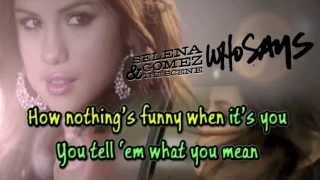 Selena Gomez - Who Says Official Karaoke Verson wi