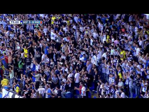 Gol de Toché (3-0) Deportivo de la Coruña - Valencia CF - HD