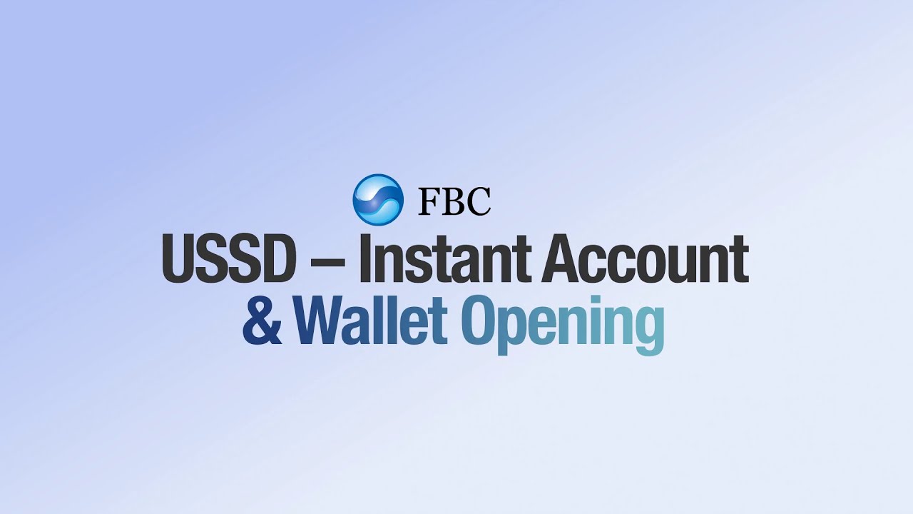 Dial *220#  and open a FBC Mobile Moola Wallet or Instant Account