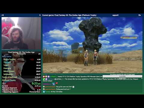 Final Fantasy XII: The Zodiac Age Platinum Trophy Speedrun 8:21:07 [WR]