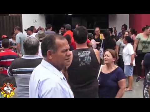 Polícia Militar foi chamada no protesto dos Moradores do Distrito dos Barnabés contra a Sabesp de Juquitiba