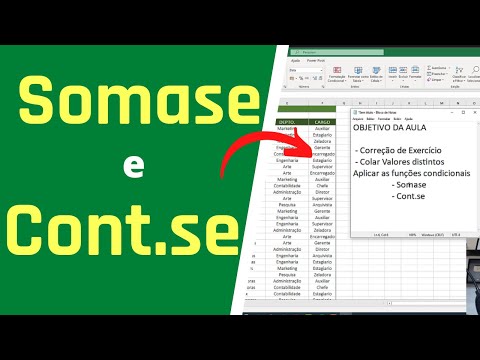 FUNÇÕES CONDICIONAIS EXCEL | Somase e Cont.se
