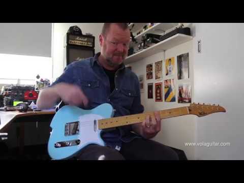 Vola Guitars: VASTI Sonic Blue - jam over backing track