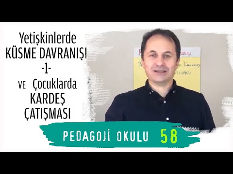 Pedagoji Okulu 58 - Yetişkinlerde Küsme Davranışı 1 & Çocuklarda Kardeş Çatışması - Adem Güneş