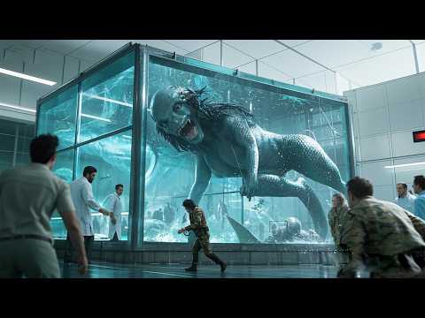 【FULL MOVIE】变异人鱼冲破实验室牢笼疯狂屠戮，超强奶爸带着幼崽逃出生天