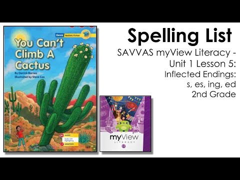 SAVVAS MyView Literacy Unit 1 Lesson 5 - 2nd Grade