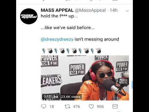 Dreezy kills it with a HOT freestyle at Power106 LA Leakers