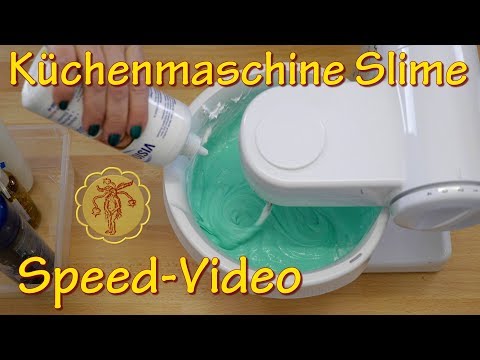 Speed-Video: Fluffy-Slime mit der Küchenmaschine - selber machen - DIY