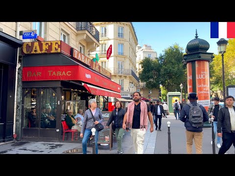 🇫🇷 ☀️【HDR 4K】Paris Walk - From République to 10th Arrondissement through Bustling Streets (Oct 2023)