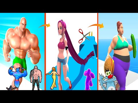 Muscle Rush, Fat 2 Fit, Blob Runner 3D, Run Rich 3D, Hair Rush, Oggy And Jack