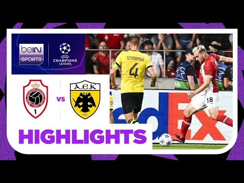 Royal Antwerp FC v AEK Athens FC | Champions League Playoffs 23/24 | Match Highlights