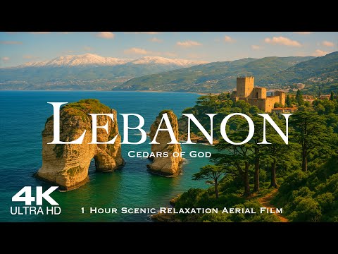 [4K] LEBANON 2023 Beirut | 1 Hour Piano Relaxation Aerial Film