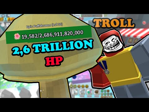 Onett summons level 30 puffshrooms with 2.6 trillion hp and trolls everyone