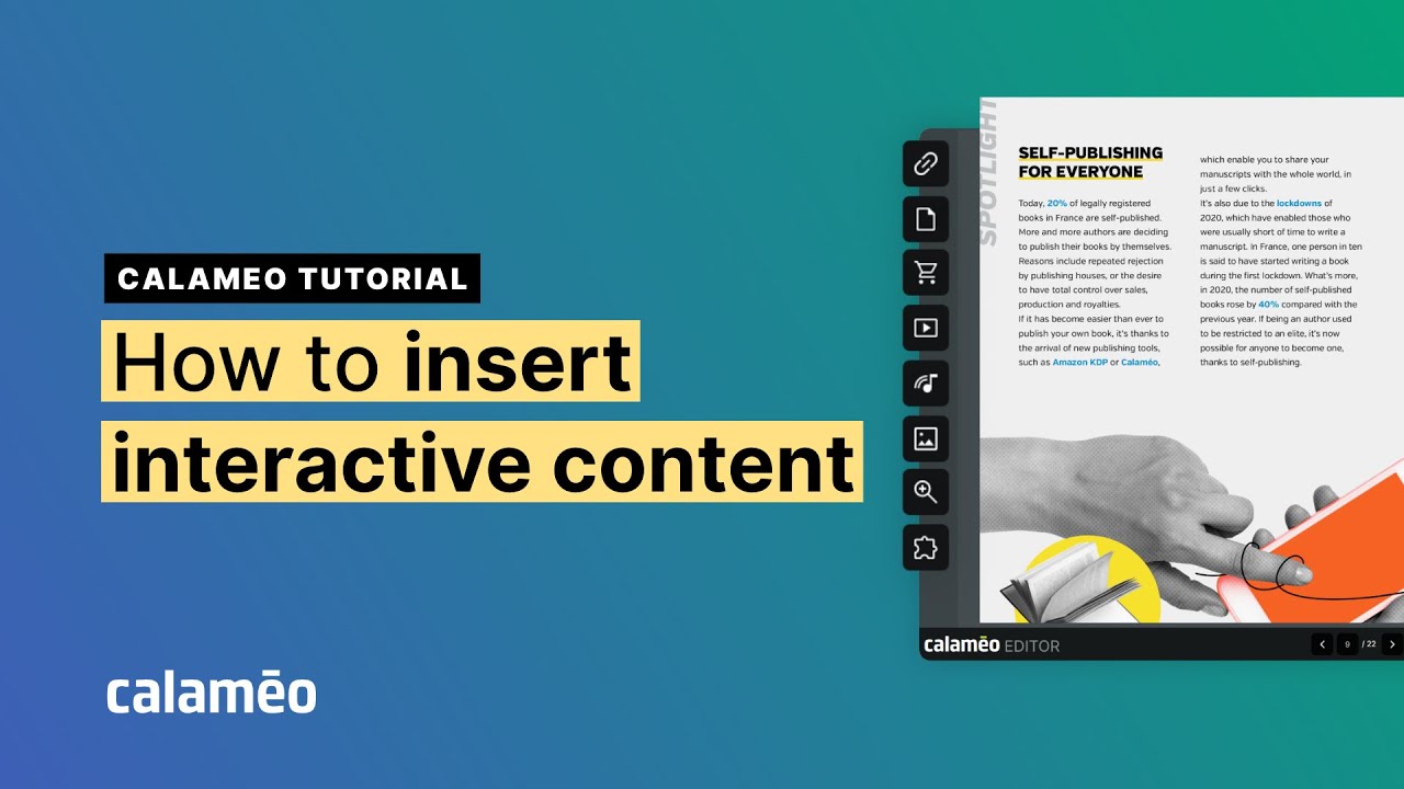 How to Insert Interactive Content | Calaméo Tutorial