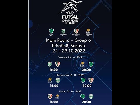 FC Gentofte (DEN) vs Fc Stalista Minsk (BLR) - UEFA Futsal Champions League - Live Stream