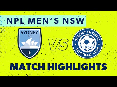 NPL Men's NSW Round 22 Highlights – Sydney FC v Sydney Olympic