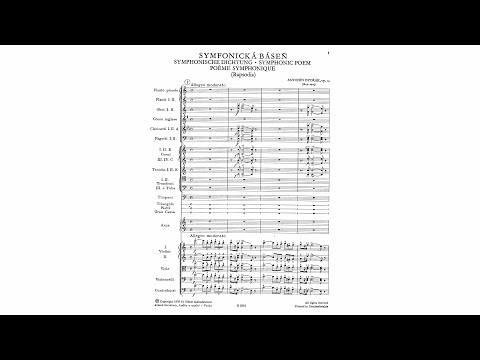 Dvořák: Rhapsody in A minor (Symphonic Poem), Op. 14, B 44 (with Score)
