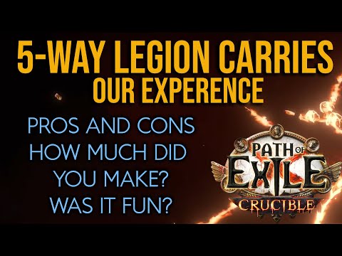 3.21 Crucible | Providing 5-Way Legion Carries - My Experience