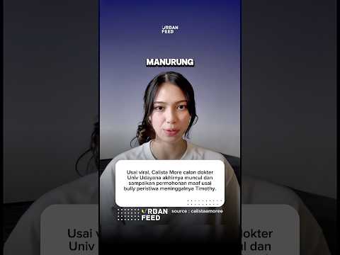 Calista Amoree Akhirnya Minta Maaf Usai Kasus Chat Grup Diduga Hina Meninggalnya Timothy